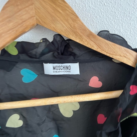 Moschino Cheap & Chic Pre-Fall 2012 Hearts Dress, size 12 - Picture 8 of 8